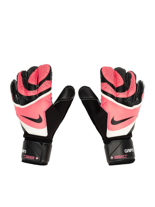 Nike Grip 3 Голмански ръкавици за Възрастни Розов