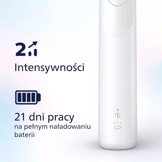 Philips Sonicare DiamondClean 5300 Ηλεκτρική Οδοντόβουρτσα με Αισθητήρα Πίεσης Λευκή