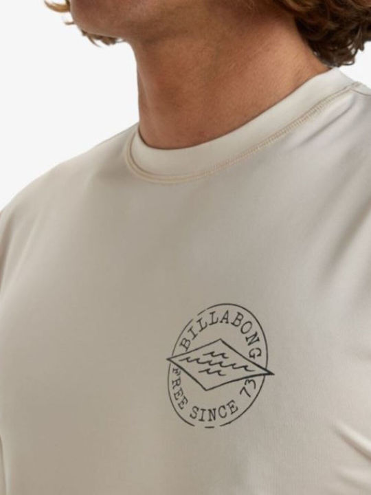 Billabong Big Dave Παιδικό Μαγιό Μπλούζα με Μακρύ Μανίκι Μπεζ