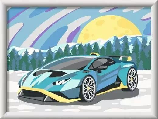Ravensburger Creart Paint By Numbers Kids Lamborghini