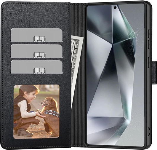 Tech-Protect Wallet Μαύρο (Galaxy S25 Edge)