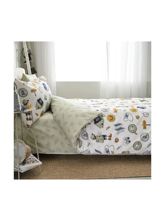 Vesta Home Sheet Set Single with Elastic Band Cotton None 170x260cm 3pcs
