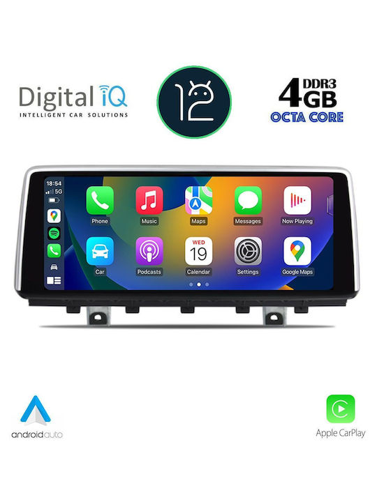 Digital IQ Car Audio System for BMW X5 (F15) 2013-2016 (Bluetooth/USB/WiFi/GPS/Apple-Carplay/Android-Auto) with Touch Screen 10.25"