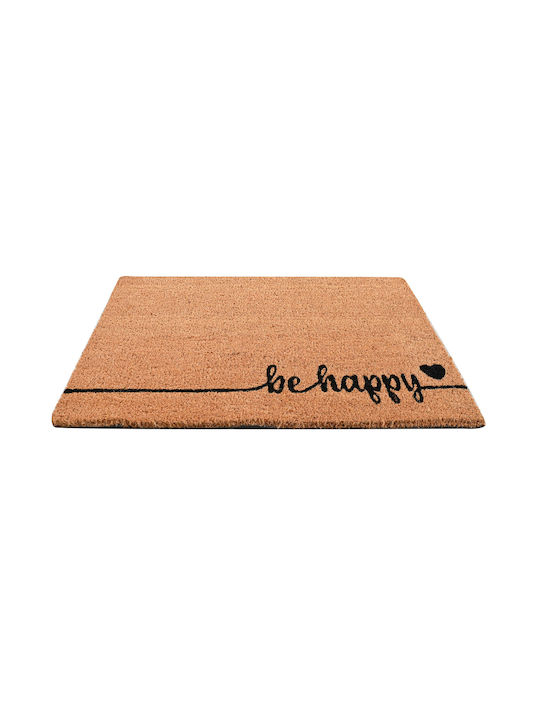 Entrance Mat made of Coir with Anti-slip Backing 40x60cm Thickness 15mm