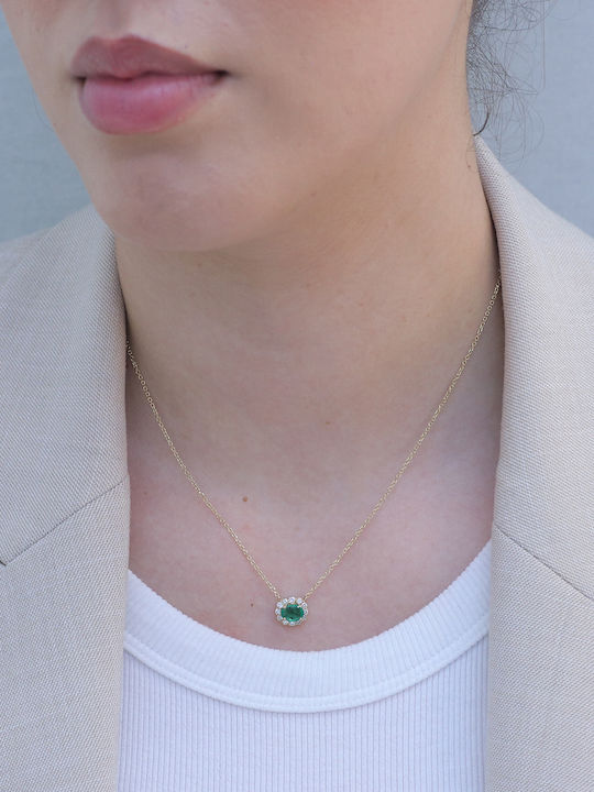 Colier Rosette din Aur 18k