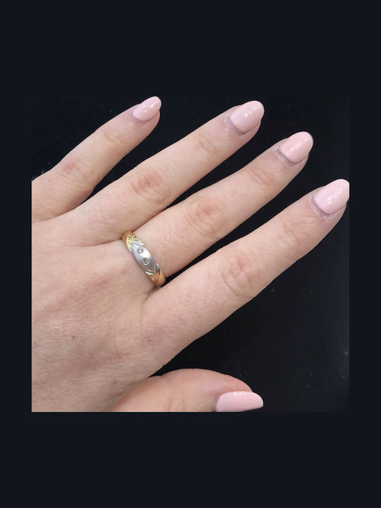 Antwnakakis Damen Ring aus Weißgold 18K
