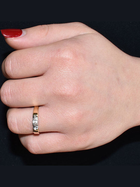 Antwnakakis Damen Ring aus Weißgold 18K