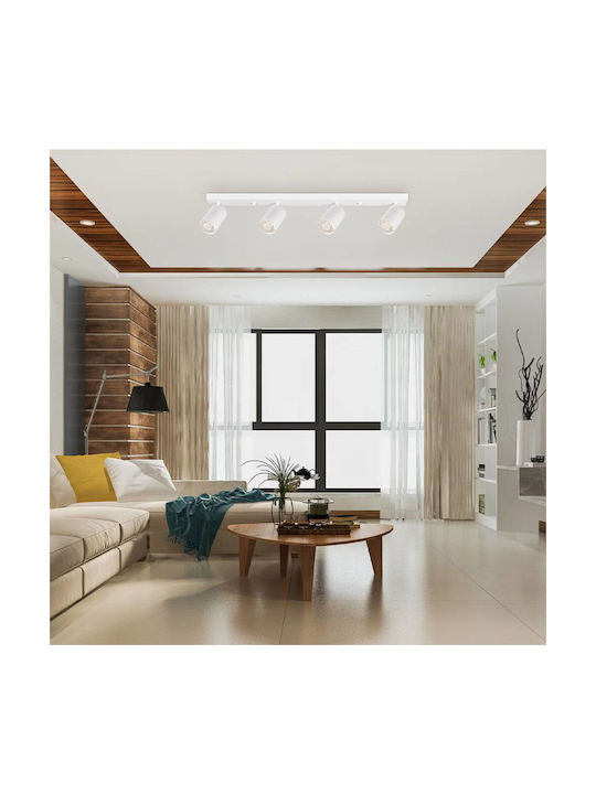 Braytron Spot with 4 Lights in White Color