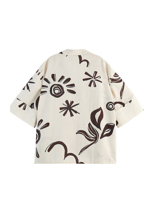 Women's Short Sleeve Shirt White