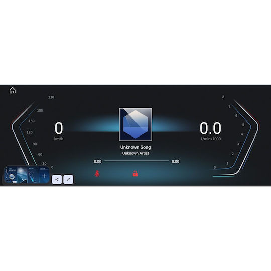 Digital IQ Car Audio System for BMW X1 (E84) 2009-2015 (Bluetooth/USB/WiFi/GPS/Apple-Carplay/Android-Auto) with Touch Screen 10.25"