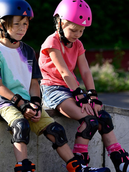 Rollerblade 3pack Kind Helme für Rollers Schwarz