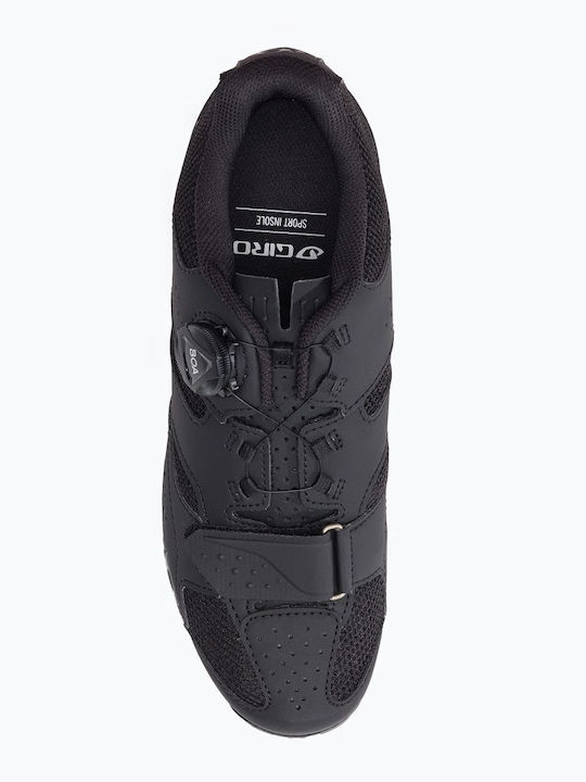 Giro Unisex Scăzut Pantofi de ciclism Munte Negri