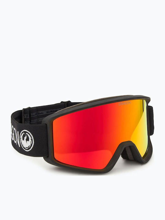 Dragon Alliance Otg 2 Μάσκα Σκι & Snowboard Παιδική Μαύρη με Φακό σε Μαύρο Χρώμα