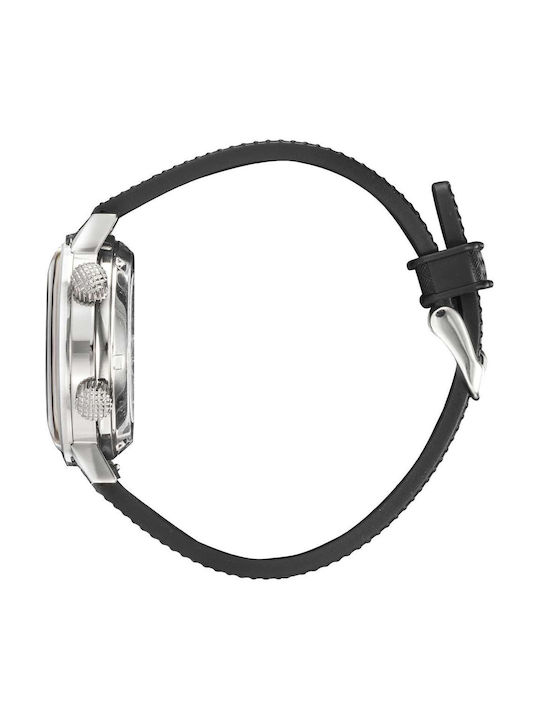 Lip Watches Мъжки Часовник Автоматичен с Черен Каучукова Каишка