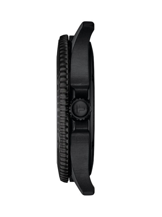 Tissot T-sport Seastar 1000 Men's Watch 40mm Battery with Black Metal Bracelet