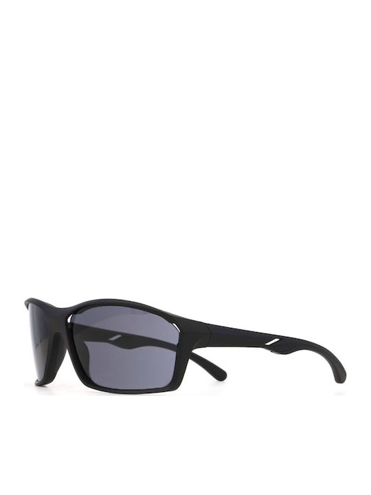 Red Bull Spect Unisex Sunglasses with Black Frame and Black Lens DRILL-001