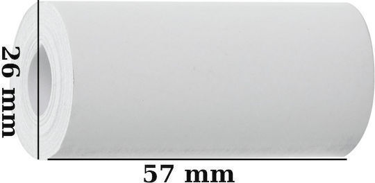 ACP Photo Paper 10τμχ. Ρολό (57x25) for Printers Thermal Sublimation/Transfer