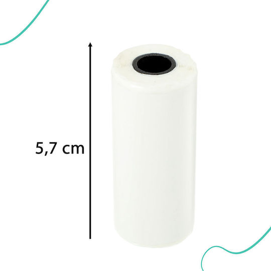 ACP Photo Paper 10τμχ. Ρολό (57x25) for Printers Thermal Sublimation/Transfer