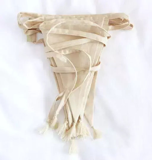 Ghirlandă din Material Textil Disty Crem A Little Lovely Company