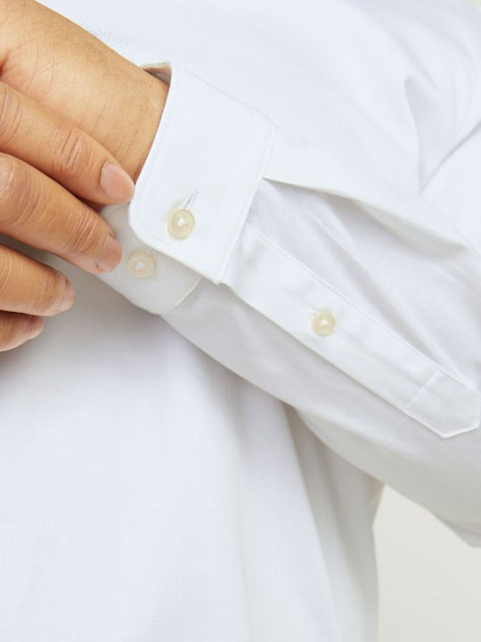 Long-sleeved Cotton Shirt White