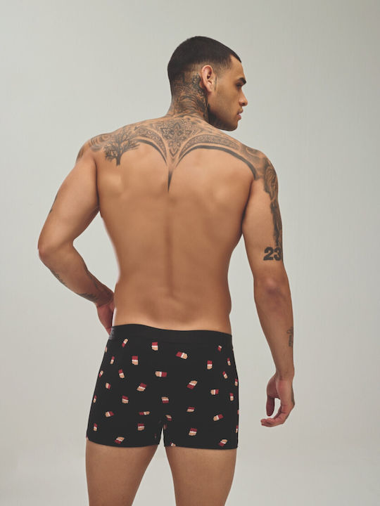 Ανδρικά Μποξεράκια Μαύρο 2Pack
