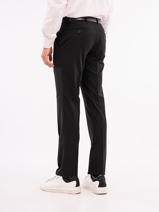 Lexton Pantaloni Chino Negru