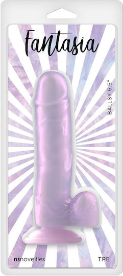 Ns Novelties Fantasia Dildo Μωβ 13.5cm