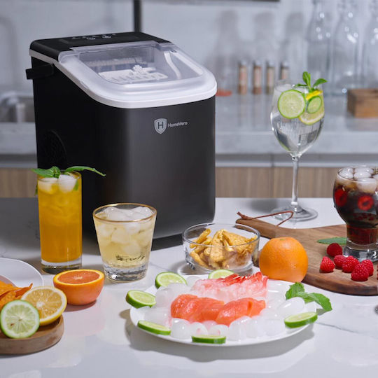 HomeVero Ice Machine with Daily Production 10kg HV-IM1224B