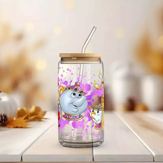 Glasdeckel Mrs Potts