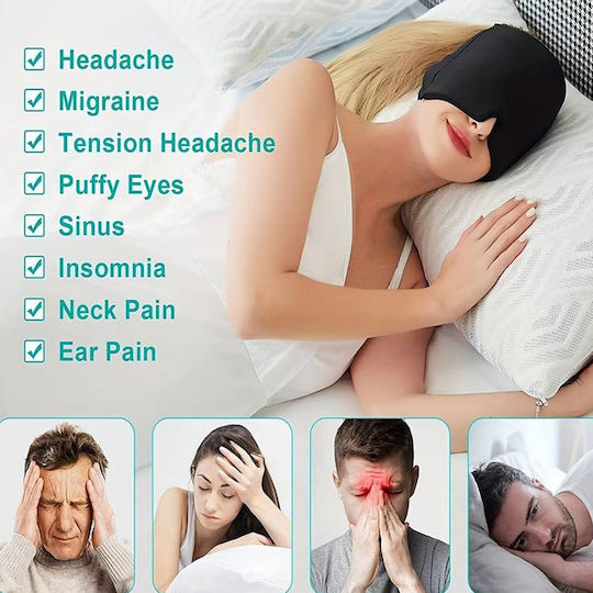 Mask Compress Gel Pad Cold/Heat Therapy Eyes 20x15cm
