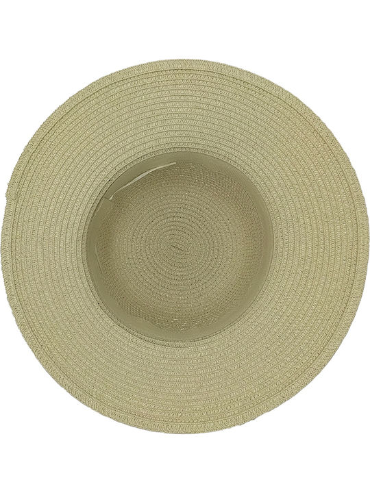 Brims and Trims Wicker Women's Hat Beige