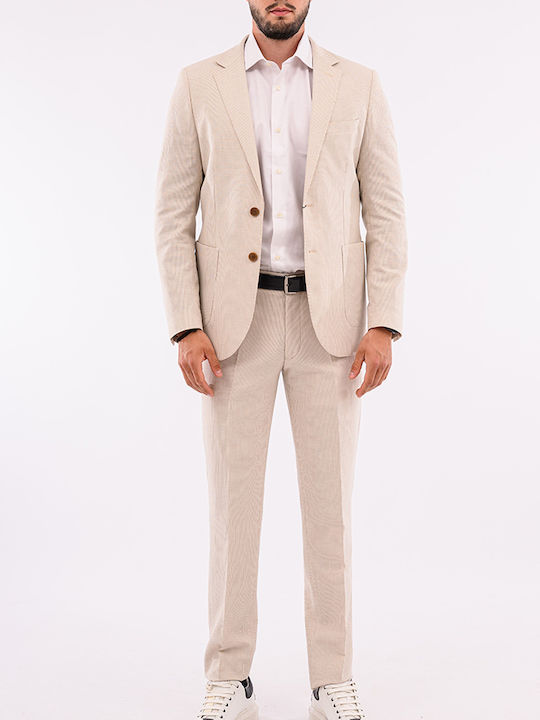 Лятно време Мъжки Костюм Beige