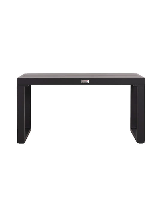 Sentry Auxiliary Outdoor Free Standing Aluminum Table Dark Grey 87x43xcm