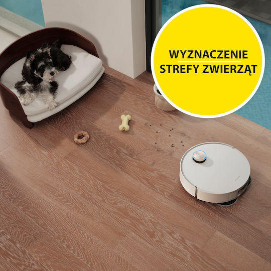 Dreame L50 Pro Ultra Robot Vacuum Cleaner with Laser Mapping & 19500Pa Suction Power White