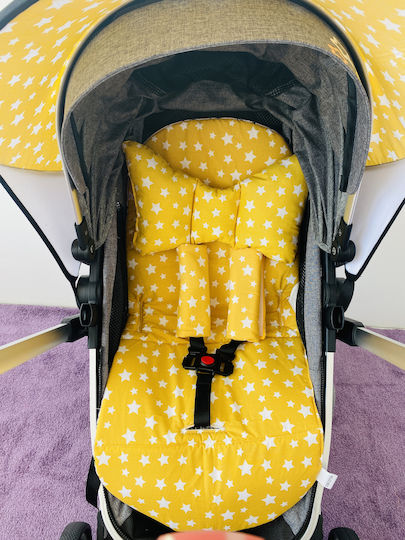 Kinderwagenabdeckung Gelb