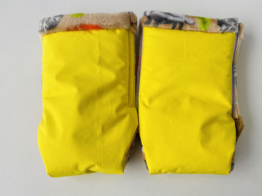 Handschellen Kinderwagen Gelb