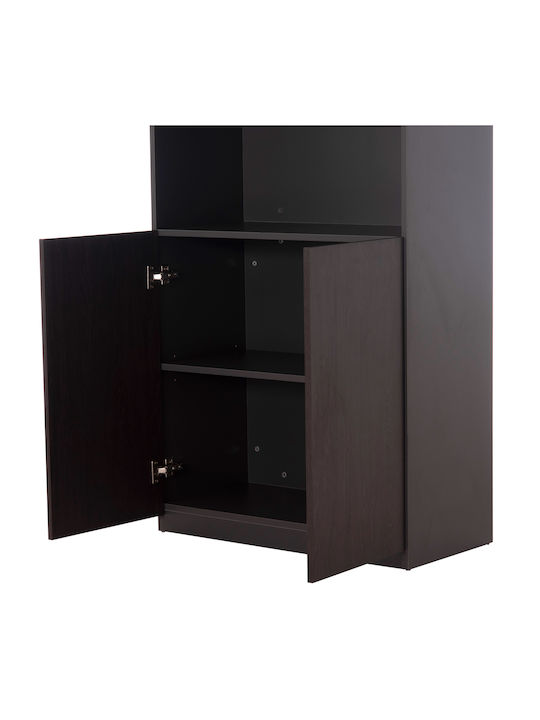 Βιβλιοθήκη Rosewood Wenge 80x40x200εκ.