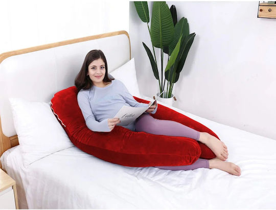 Pregnancy & Breastfeeding Pillow Red
