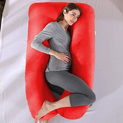 Pregnancy & Breastfeeding Pillow Red