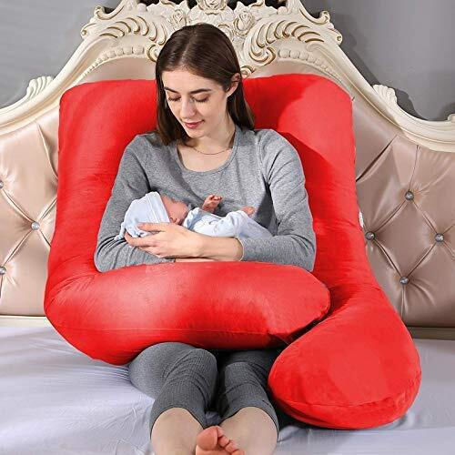 Pregnancy & Breastfeeding Pillow Red