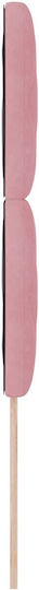 vidaXL Stoff-Kopfkissen für Bett Rosa 200cm