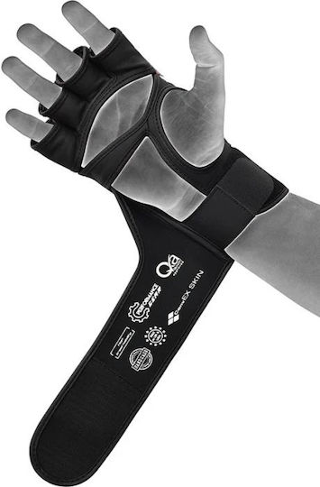 Grappling Gloves Aura Plus T-17 Black and Gold Xl