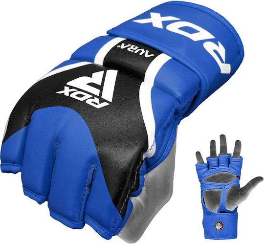 Grappling Gloves Aura Plus T-17 Blue Black Xl