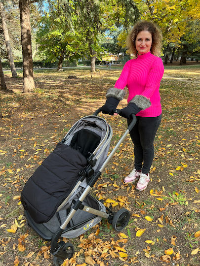 Handschellen Kinderwagen Schwarz