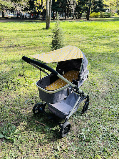 Sonnenschirm Kinderwagen Gelb