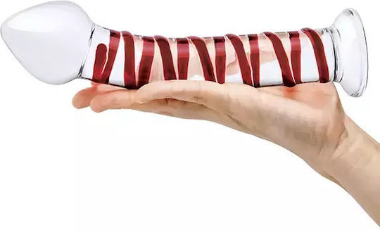 Glas Mr Swirly Dildo din sticlă 20.3cm