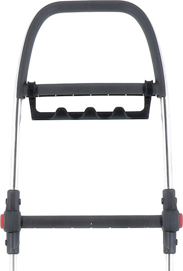 Shopping Trolley Black 64.5x64.5x100.5cm