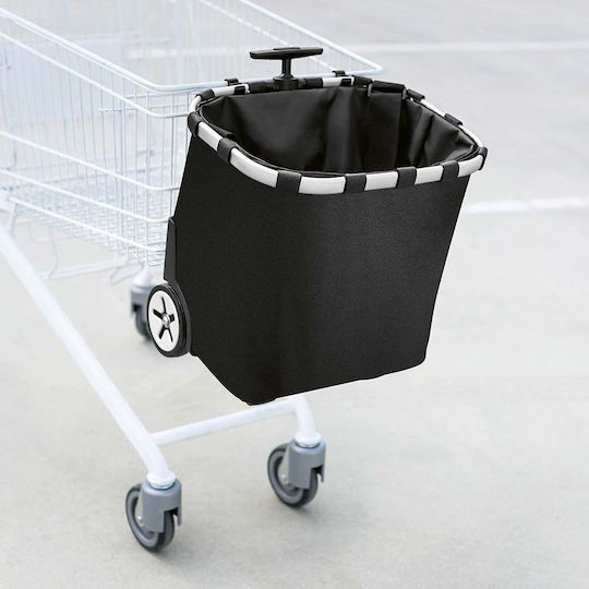 Carrycruiser Υφασμάτινο Καρότσι Λαϊκής Μαύρο 32x32x32cm