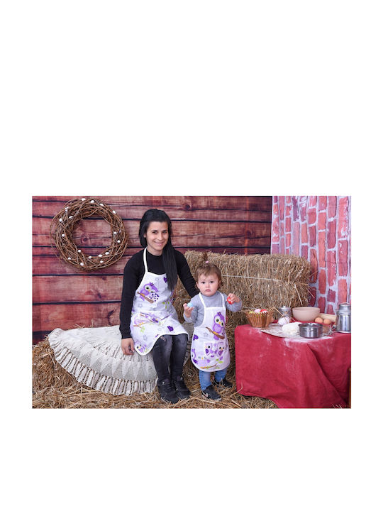 Șorț de Bucătărie Violet 334411 1buc Șorț de Bucătărie Violet 334411 1buc