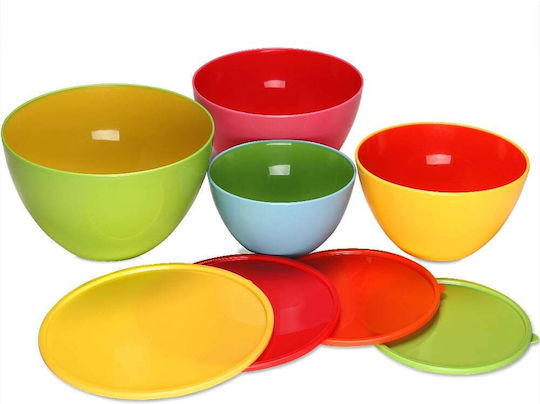 Deuba Cutie pentru Mâncare Plastic Multicolor Potrivit pentru Cuptor cu Microunde 900ml 1buc